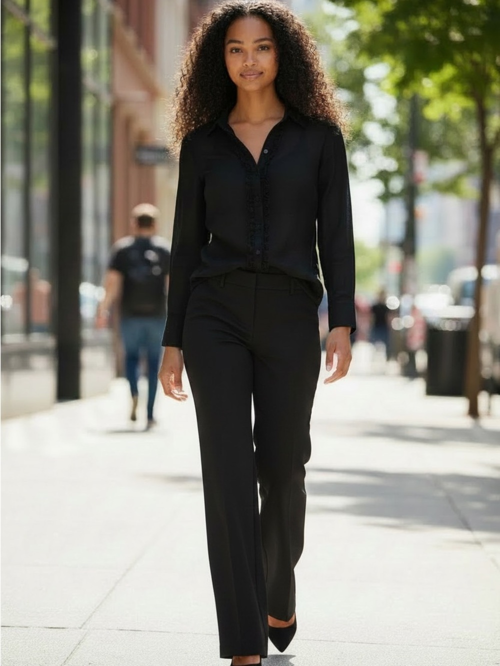 Apt. 9 Large Sheer Blouse Lightweight Long Sleeve Top